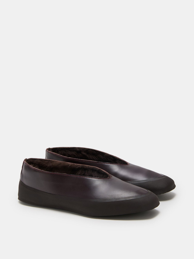 LE MONDE BÉRYL Apres Ski / Plum Leather outlook