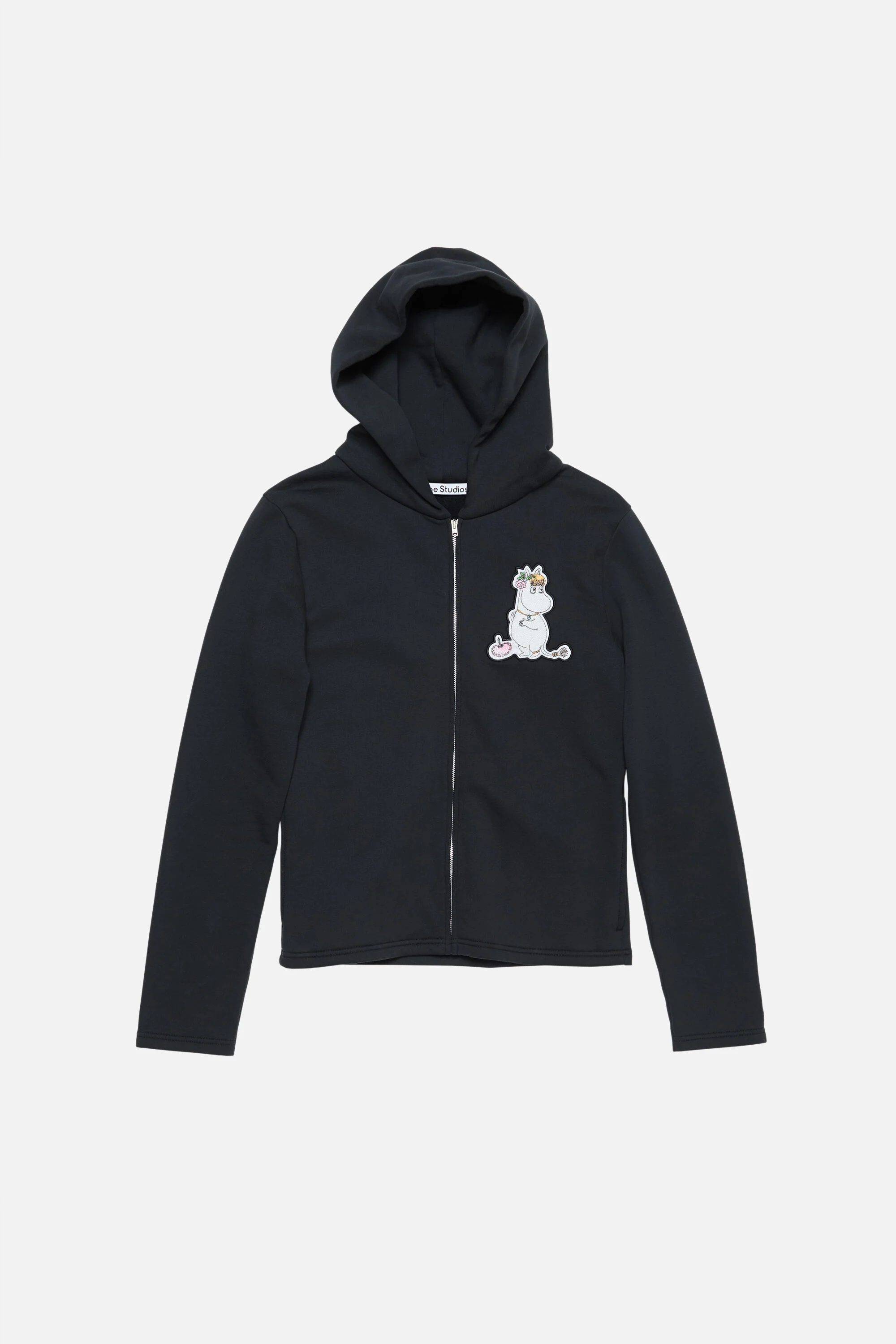 Hooded zipper sweater - Black - 6
