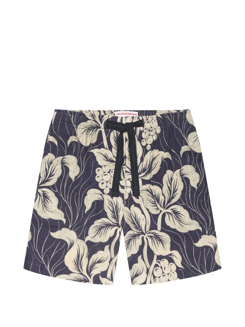 Alex floral drawstring shorts 1