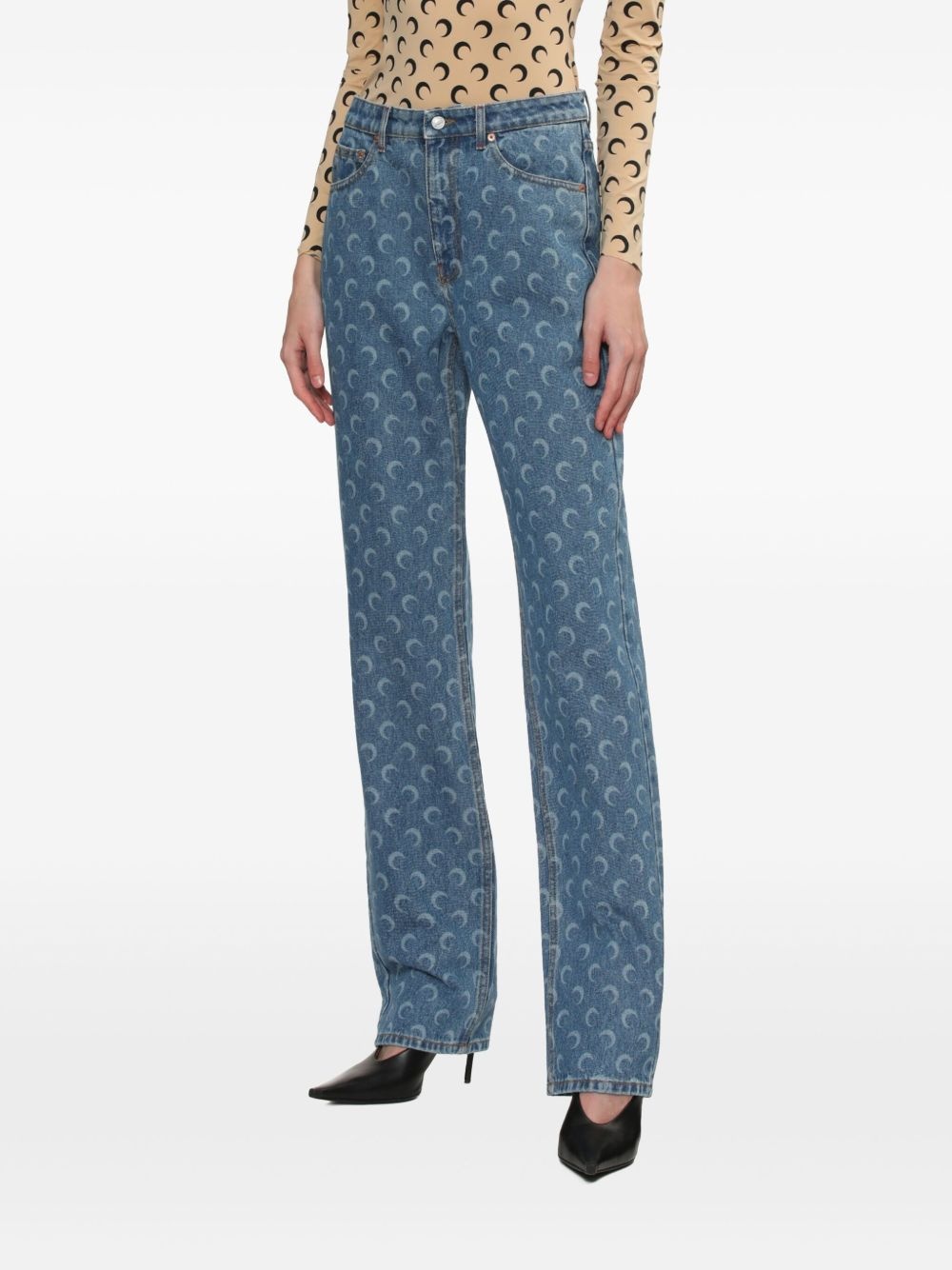 straight-leg trousers - 3