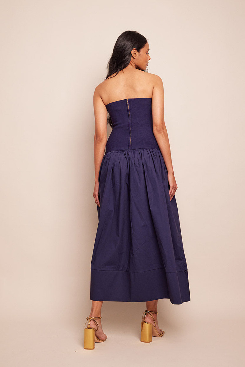Glasbury Dress A Stunning Fusion of Knit and Cotton 4