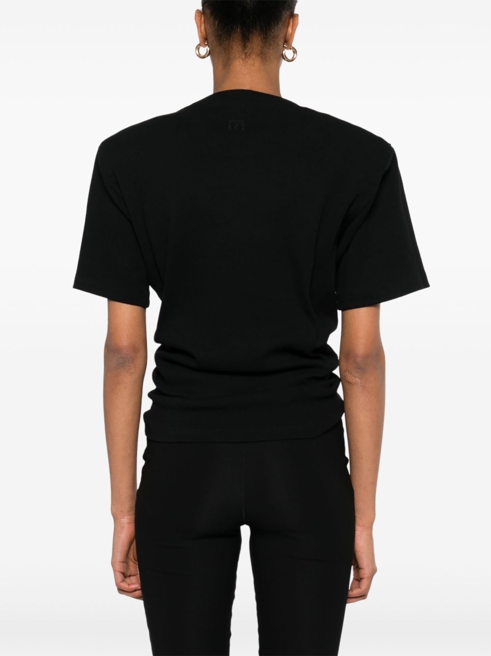 knot-detail T-shirt - 4