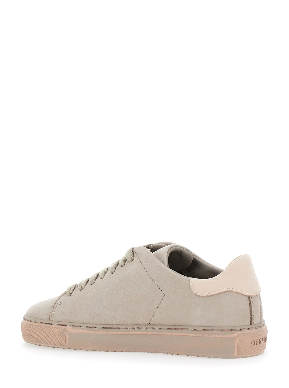 Axel Arigato Women 'Clean 90' Grey Low Top Sneakers With Logo Embroidery On The Side In Leather Woma - 3