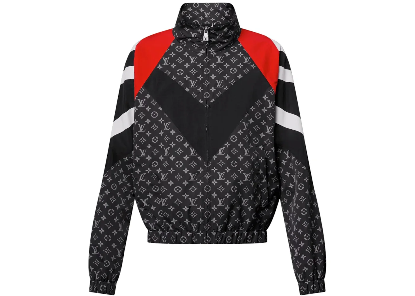 Louis Vuitton x Nigo Monogram Printed Nylon Tracksuit Top Graphite - 1