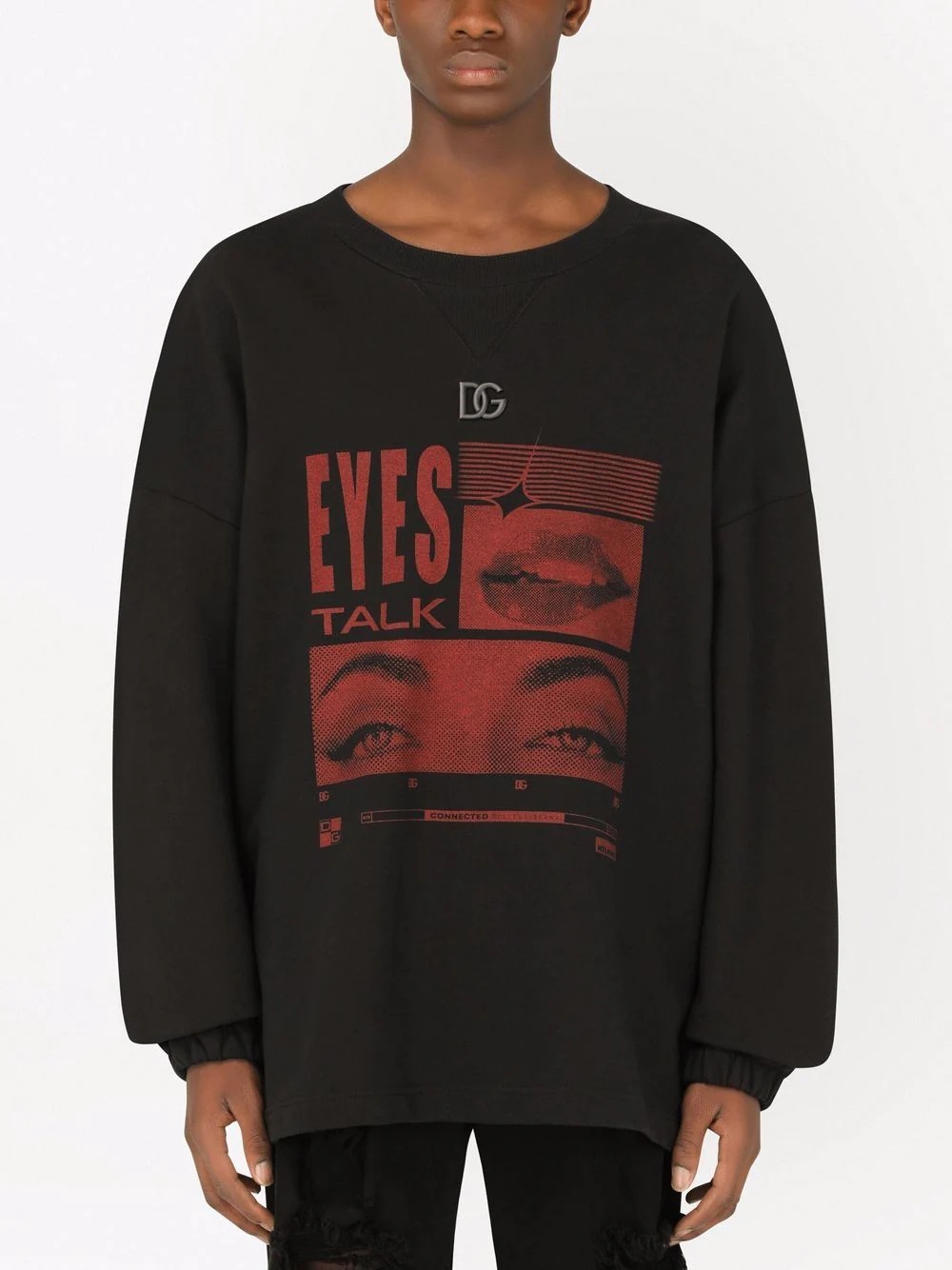 Look At Me graphic longsleeved T-shirt - 3