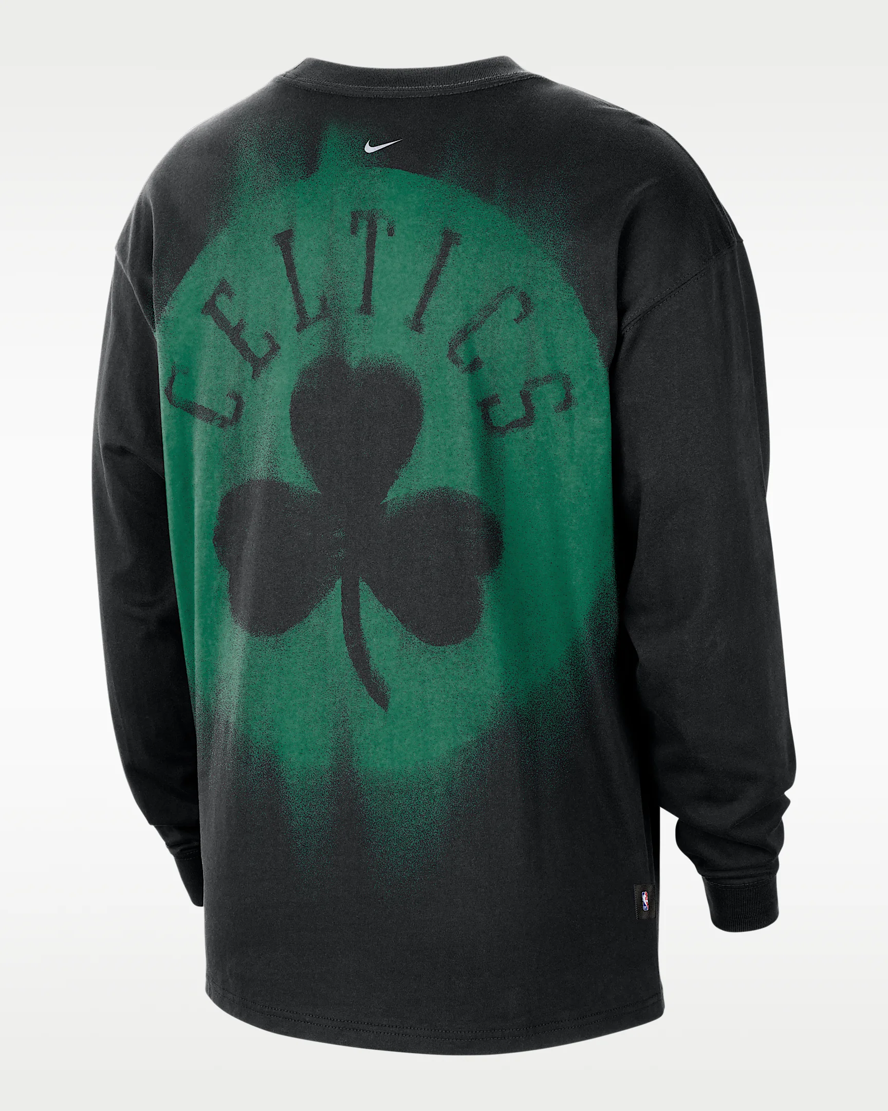 Boston Celtics Standard Issue Nike Men's Dri-FIT Long-Sleeve Basketball Top - 1