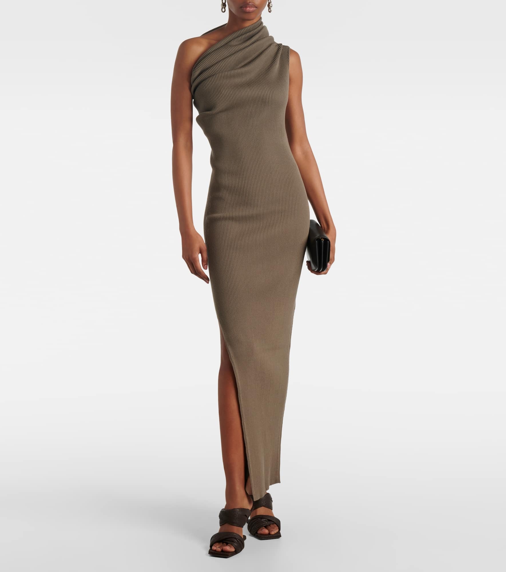 One-shoulder maxi dress - 2