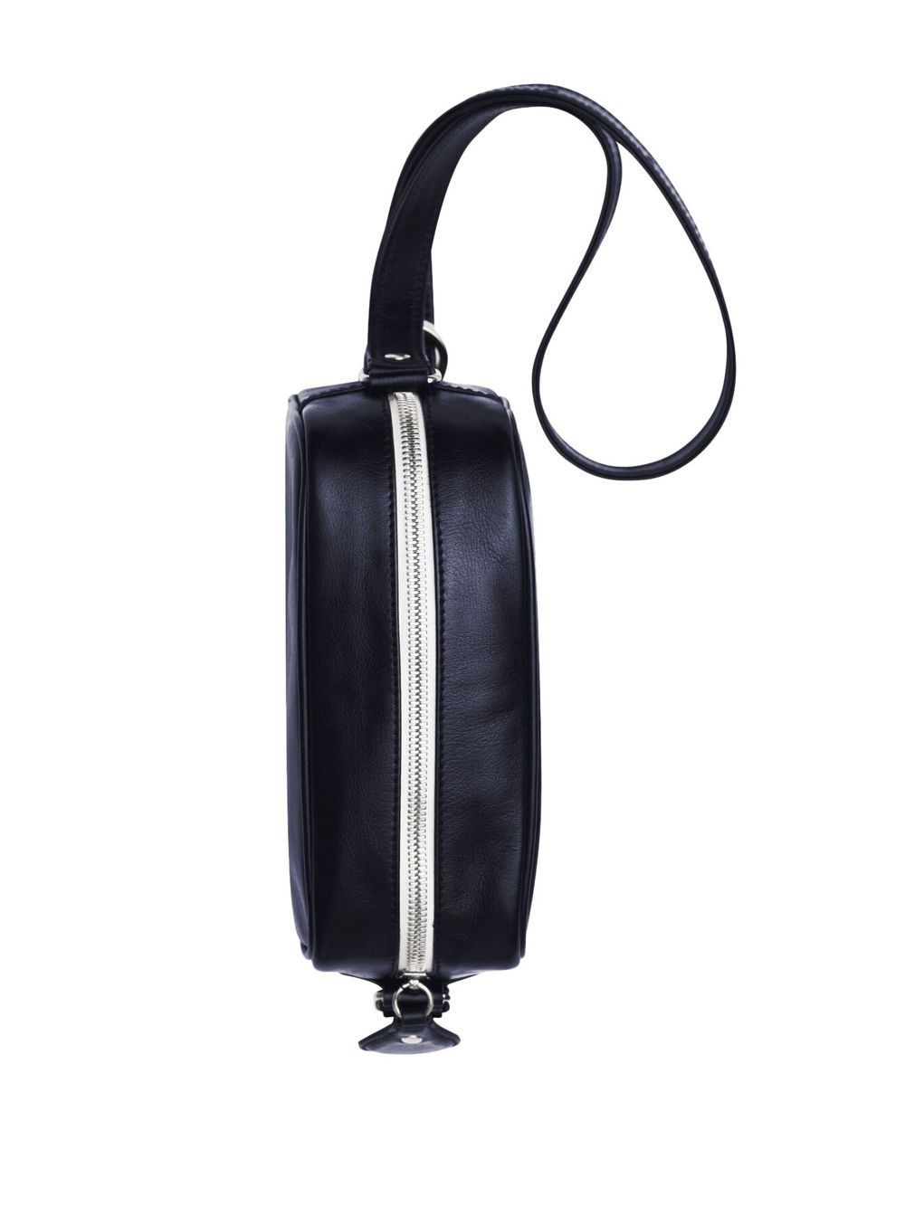 logo leather camera bag - 4