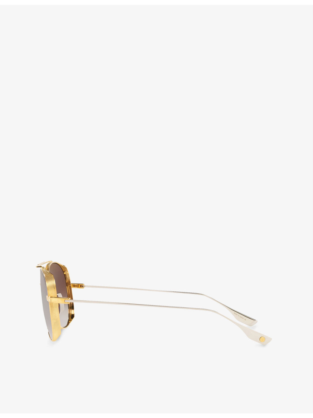 D4000398 Subsystem titanium aviator sunglasses - 4