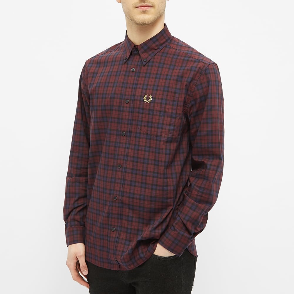 Fred Perry Authentic Button Down Winter Tartan Shirt - 4