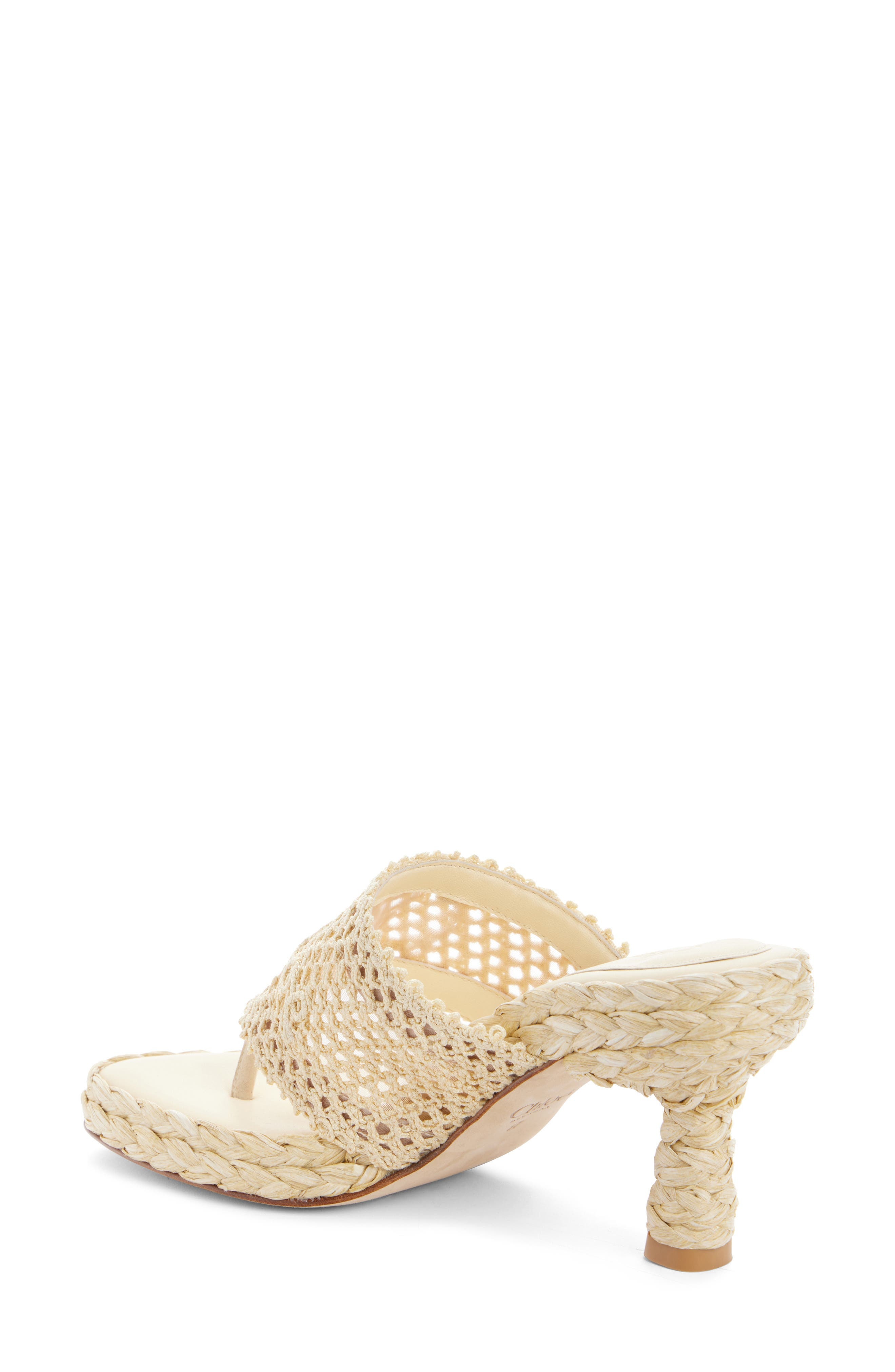 Chloé Isla Crochet Espadrille Sandal in Natural Brown at Nordstrom - 2