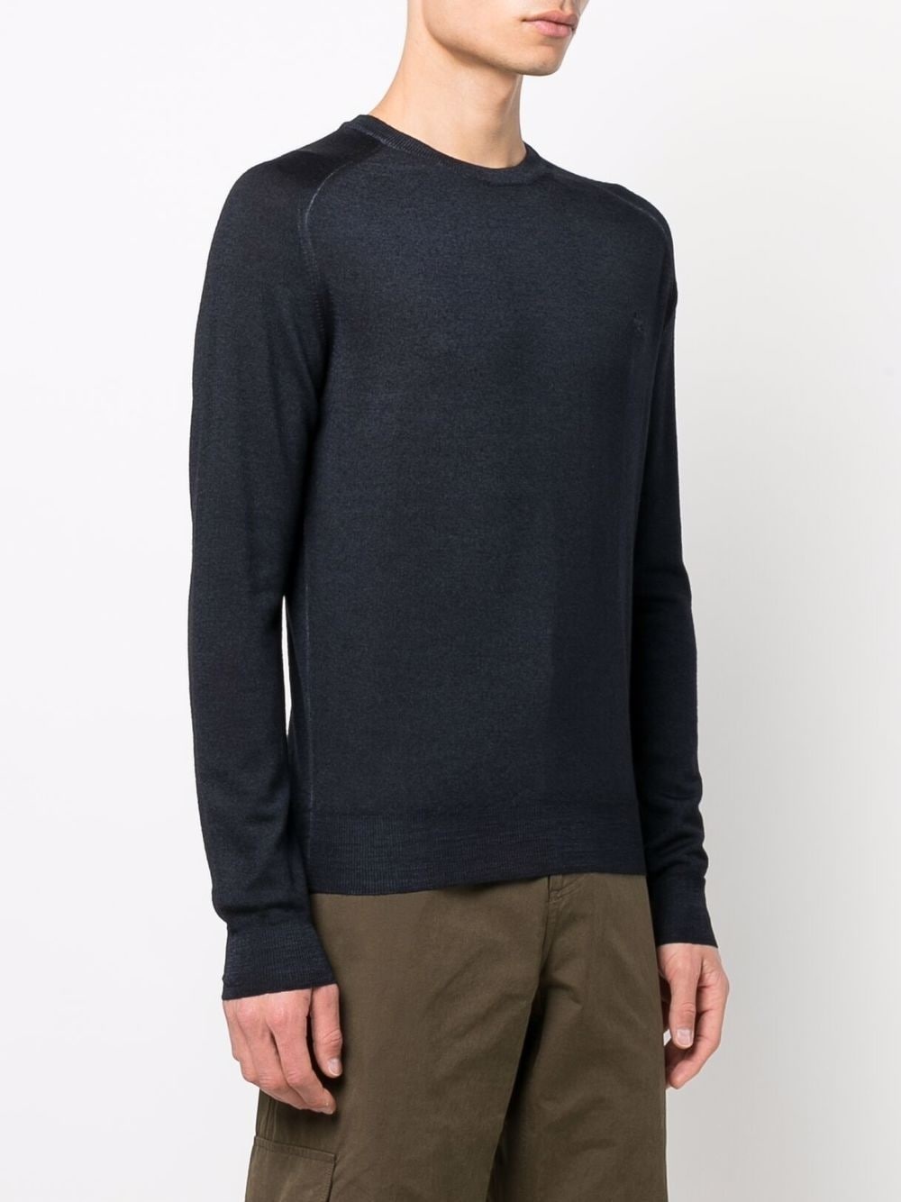 crew-neck knit jumper - 3