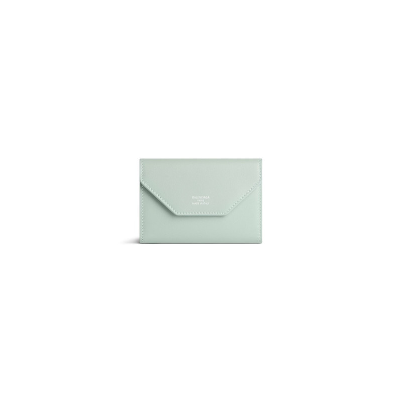 Women's Japan Exclusive - envelope Key Case With Split Ring in Mineral Green 1