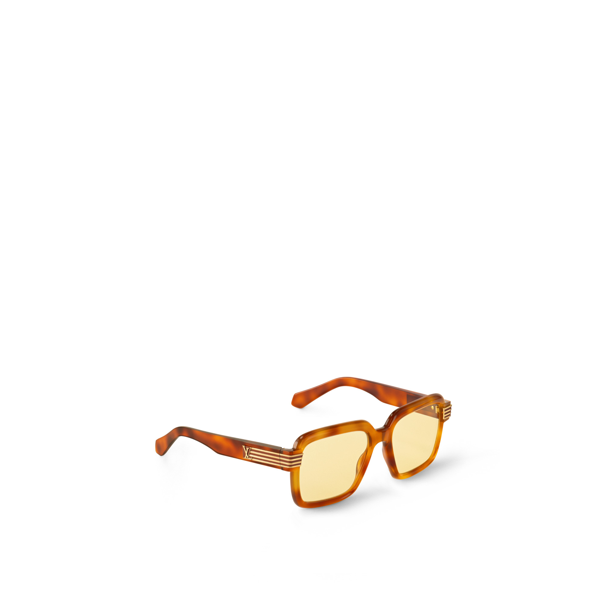 LV Slide Large Square Round Sunglasses - 3