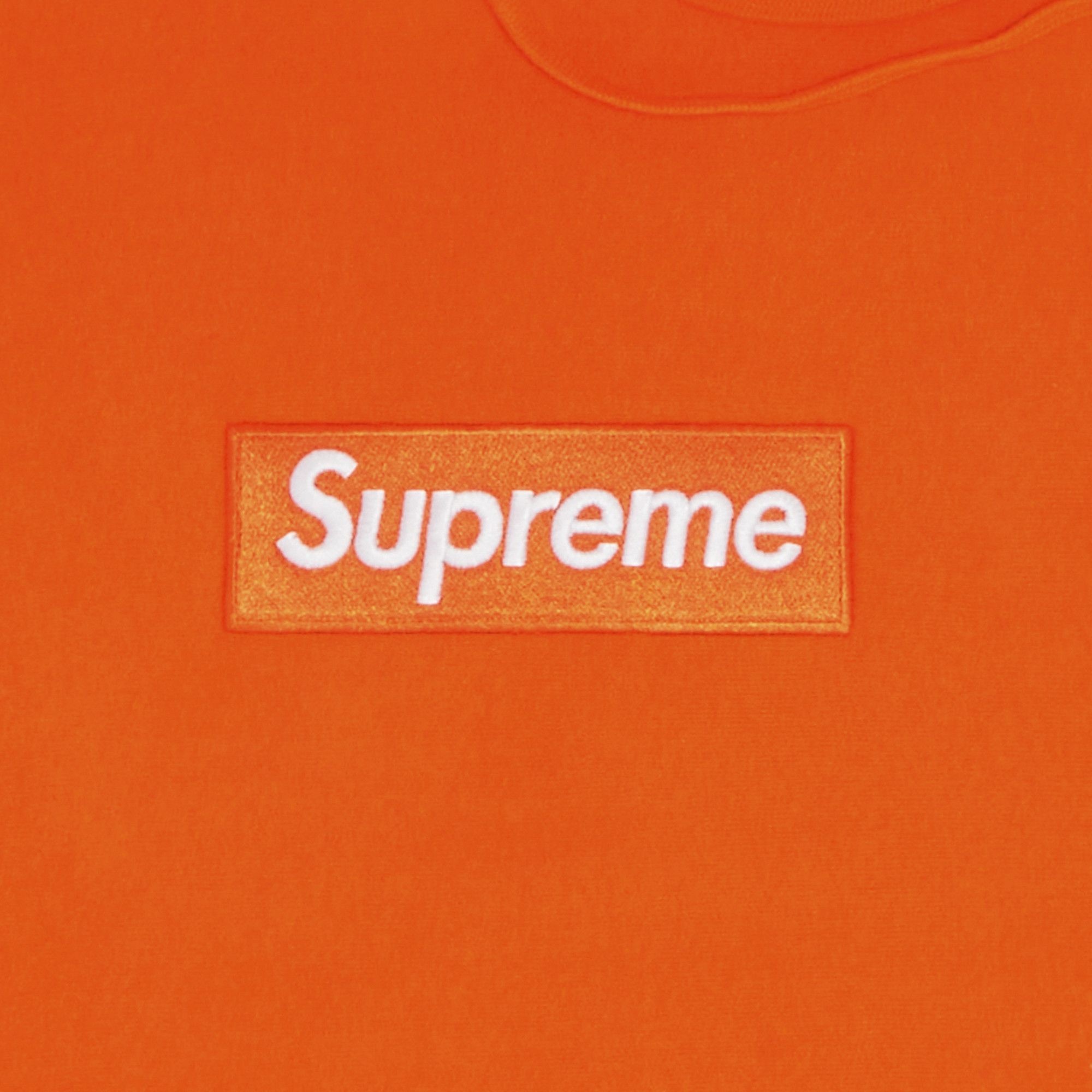 Supreme Box Logo Hooded Sweatshirt 'Dark Orange' - 2