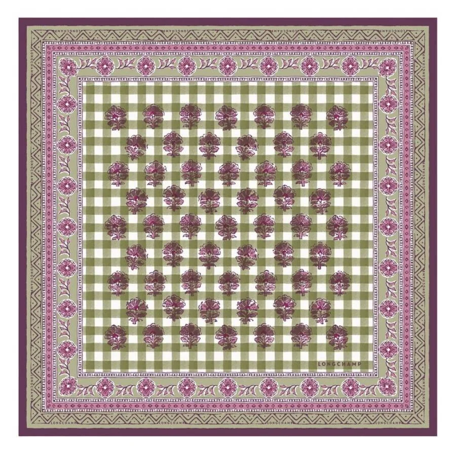 Longchamp The Bucolic Escapade Silk Scarf - 1