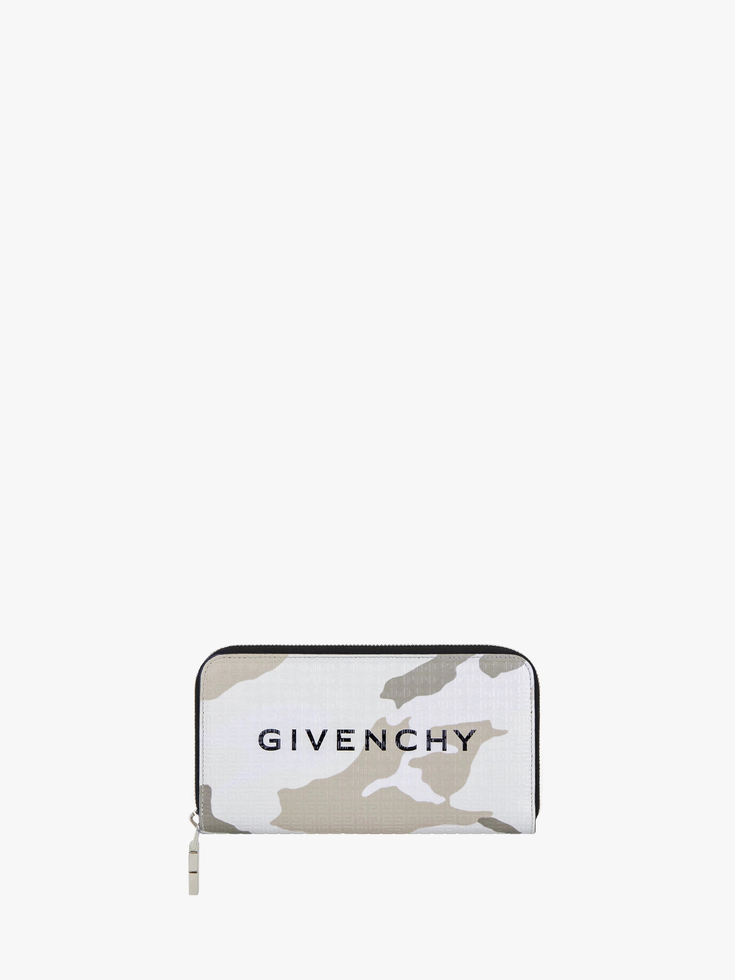 LONG GIVENCHY ZIPPERED WALLET IN 4G CAMO LEATHER - 1