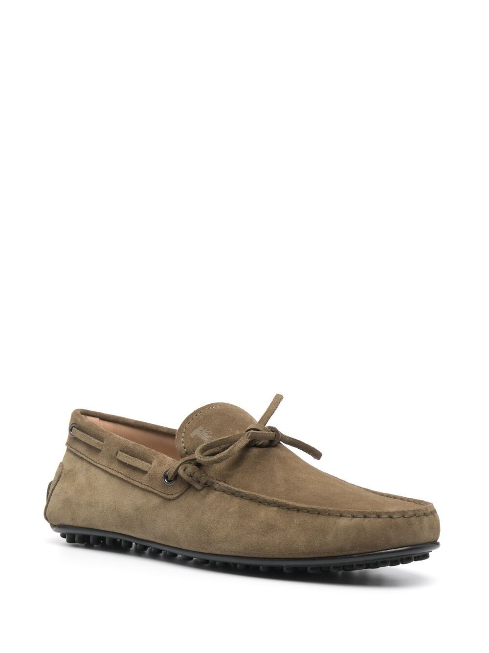 suede-leather moccasin loafers - 2