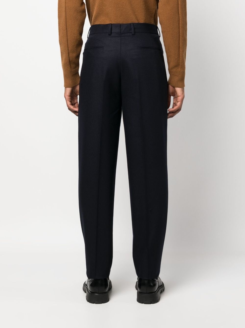 pleat-detail tailored trousers - 5