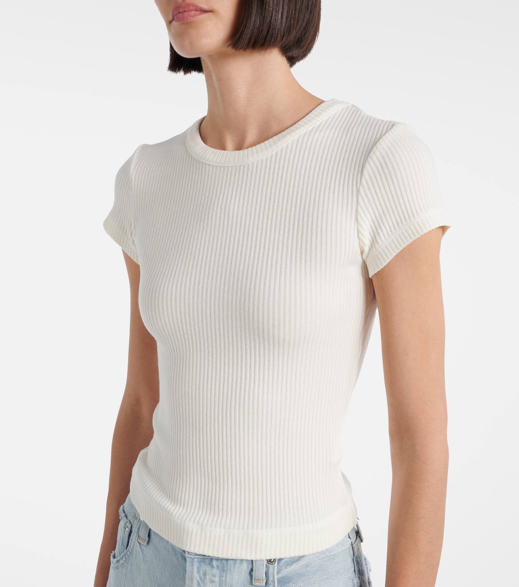 Nello ribbed-knit T-shirt - 5