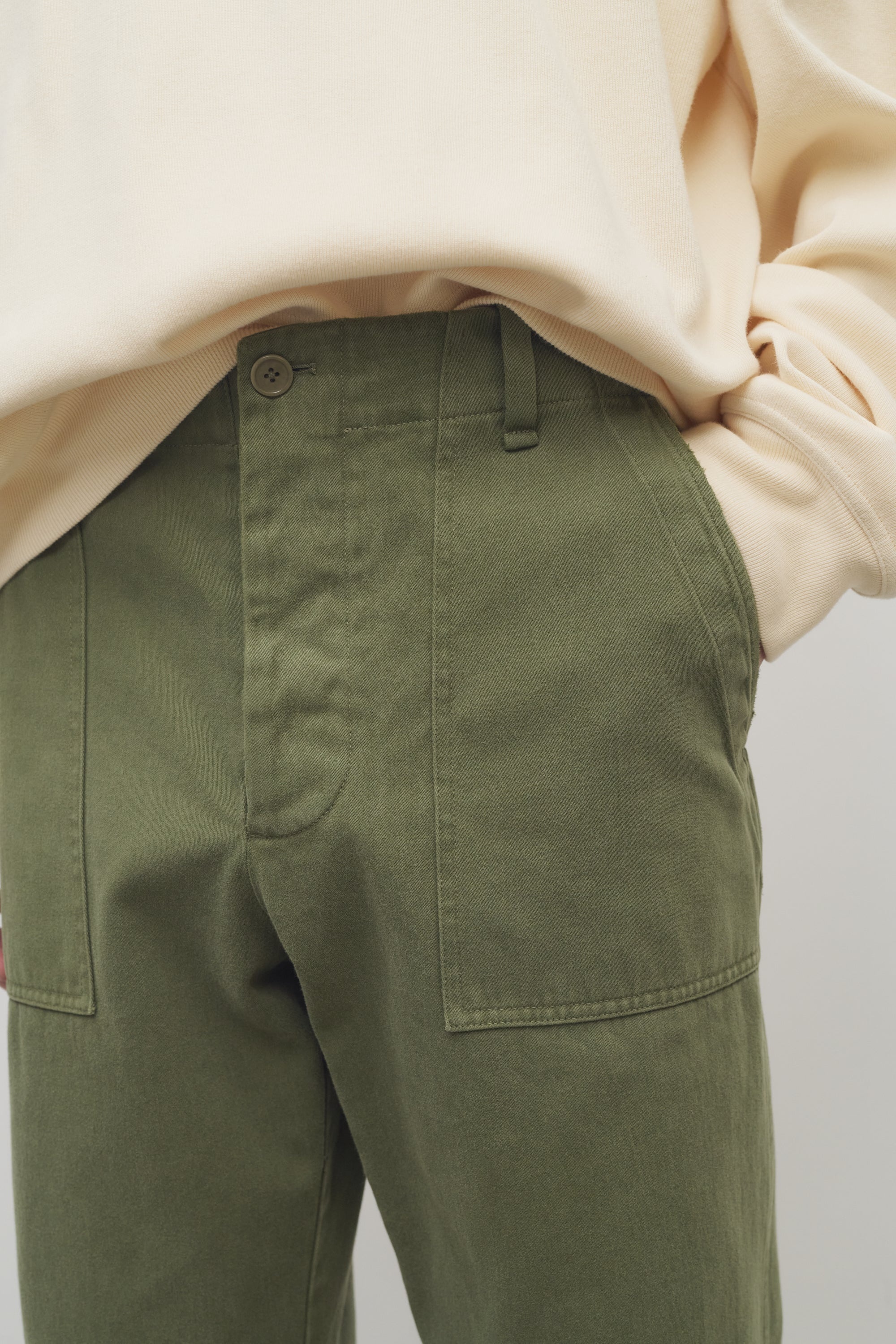 The Row Valerio Pant in Cotton | REVERSIBLE