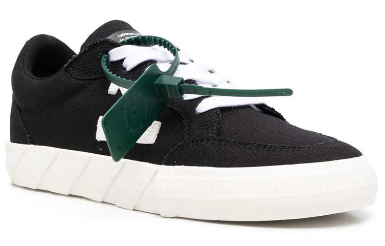 (WMNS) Off-White Vulc Low Canvas Sneaker 'Black White Orange' OWIA272C99FAB0021001 - 2