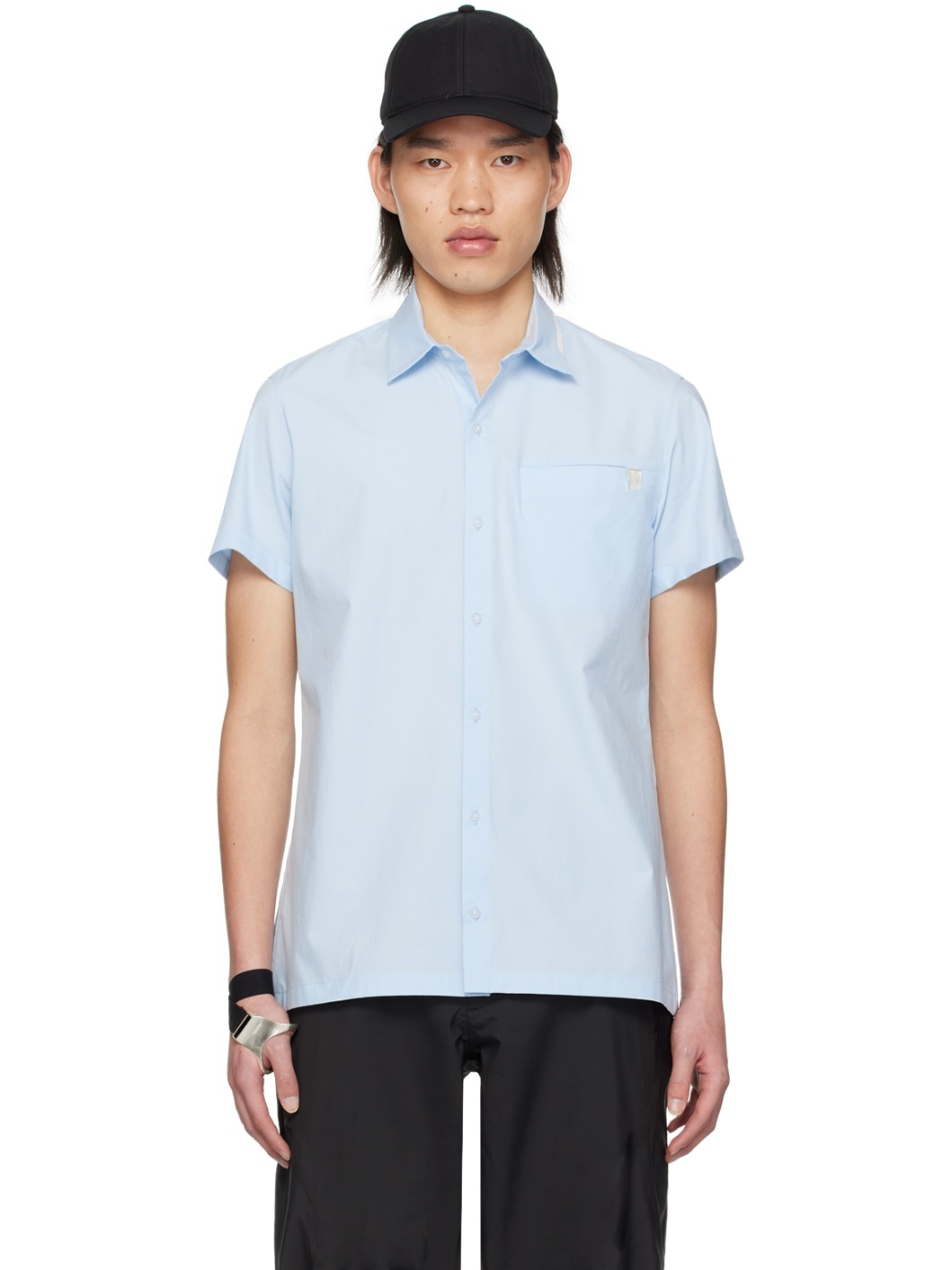 Blue Pin Shirt - 1