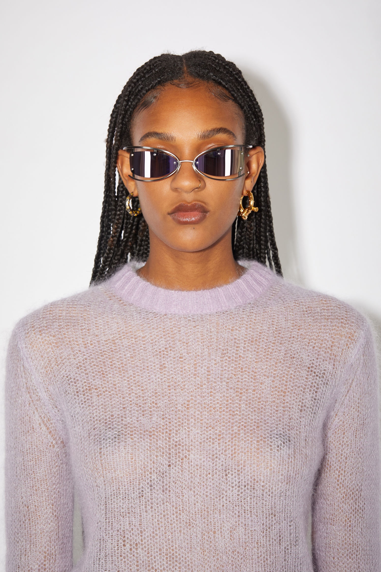 Crew neck sweater - Lilac purple - 5