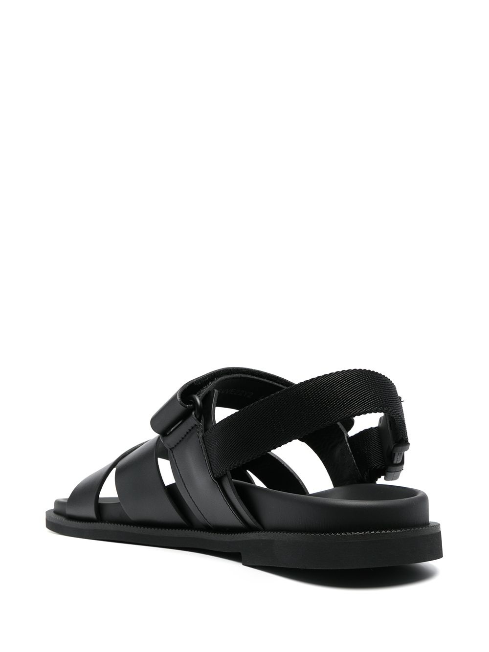 flat logo sandals - 3