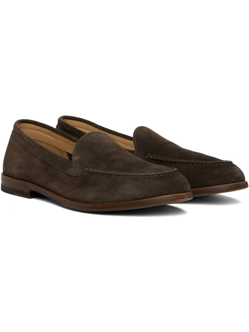 Brown Suede Henri Summer Loafers - 4