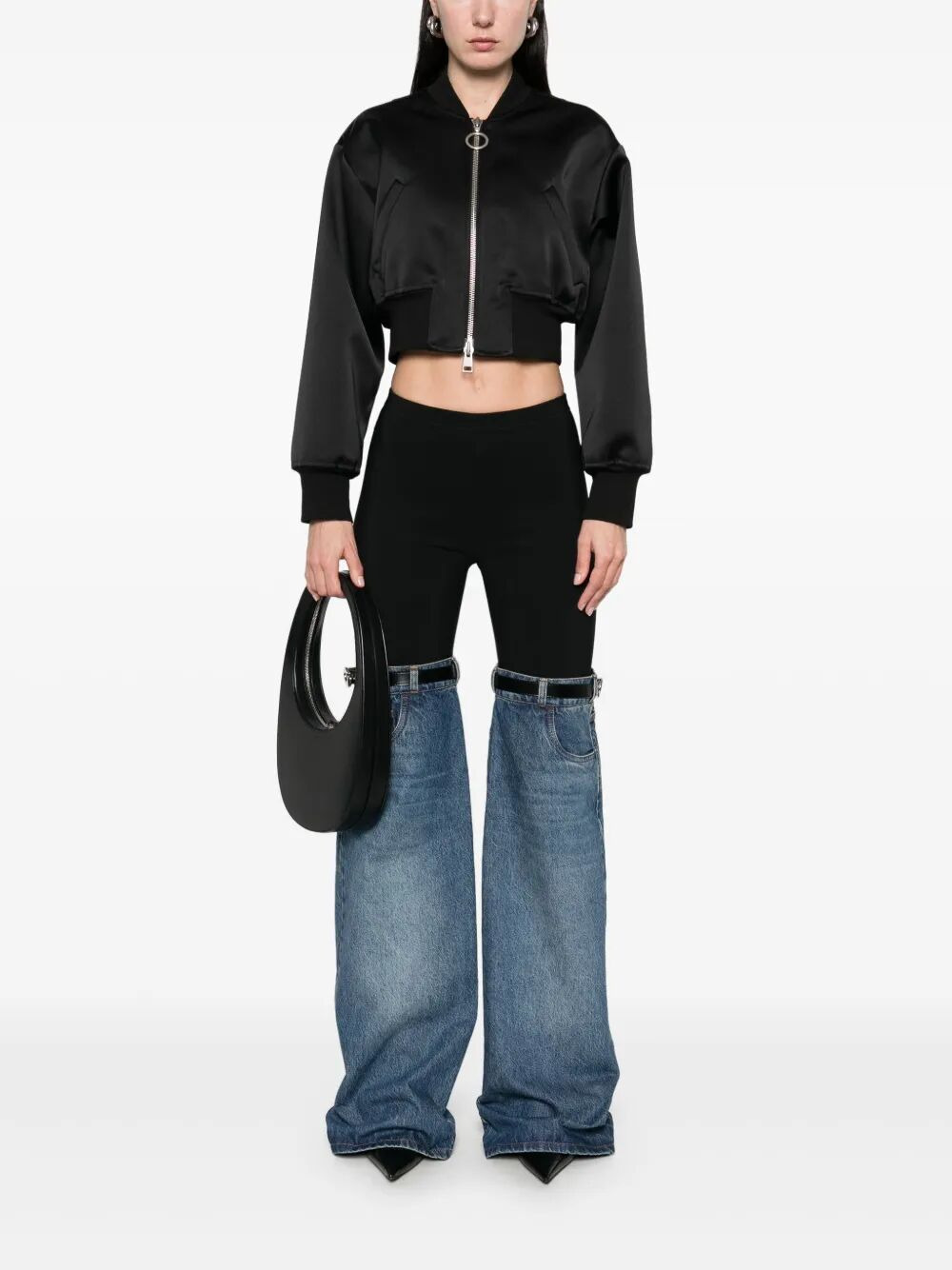 Coperni Women Hybrid Denim Trousers - 4