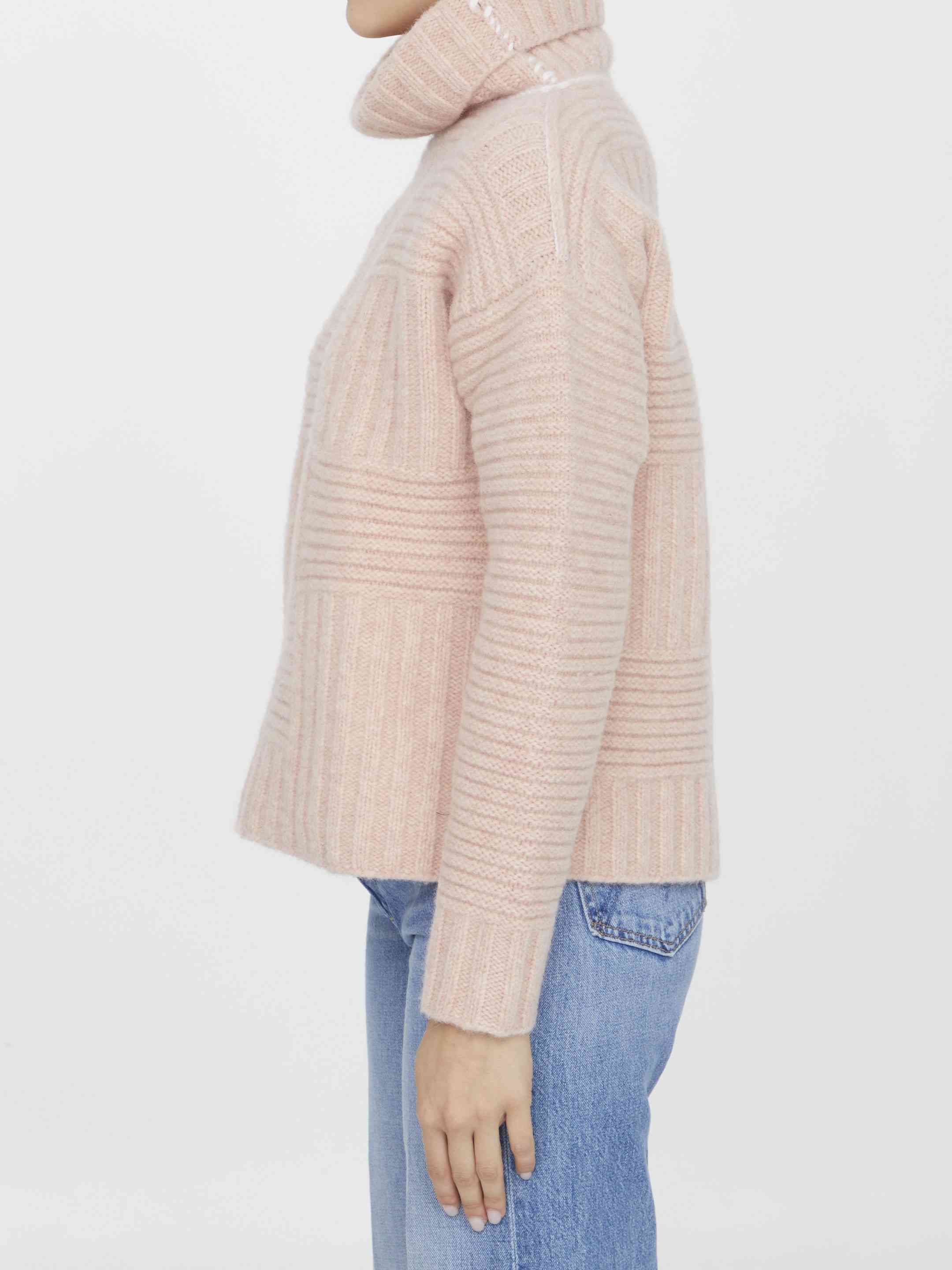 Bottega Veneta Women Wool Turtleneck Sweater - 3