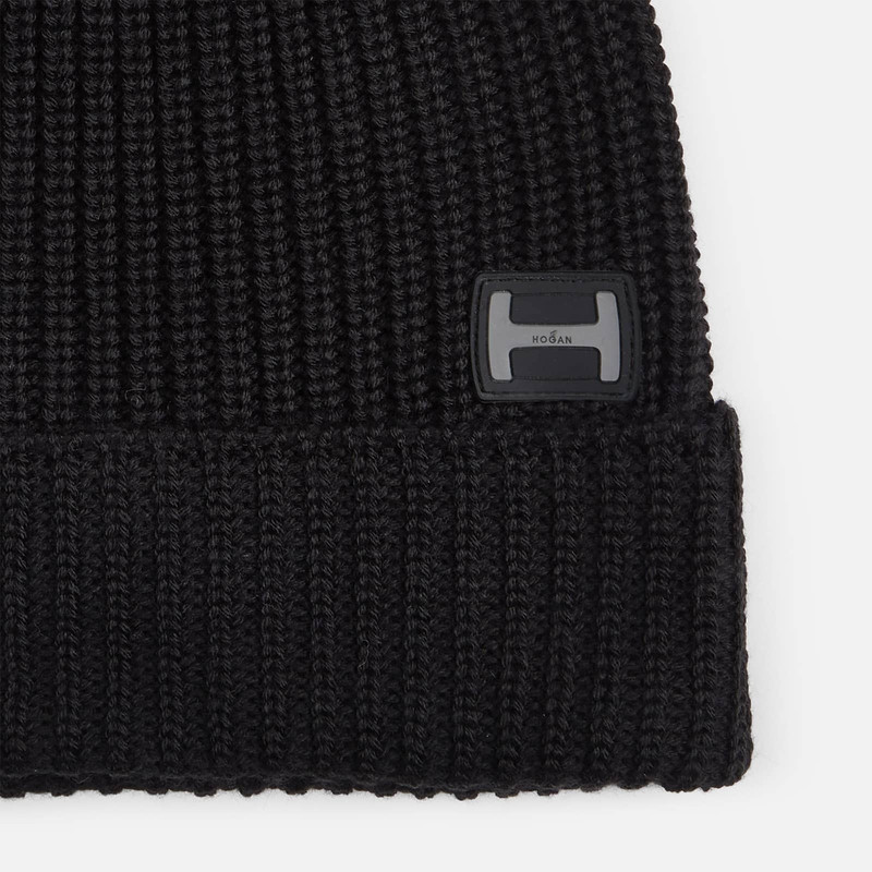 HOGAN Beanie Black outlook