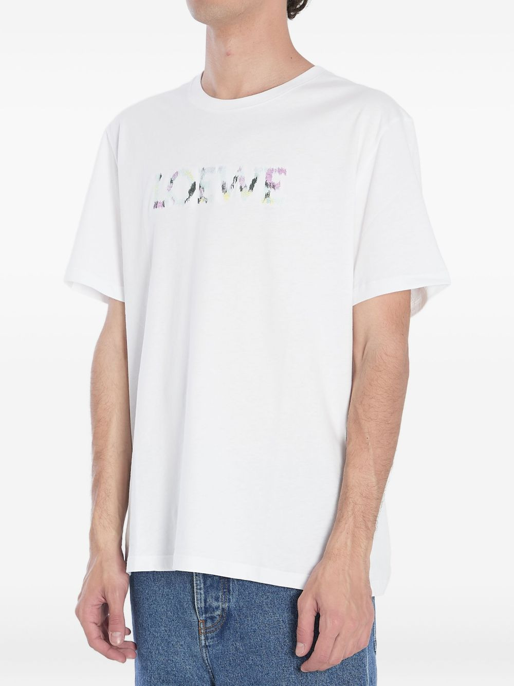 logo crew neck T-shirt - 3