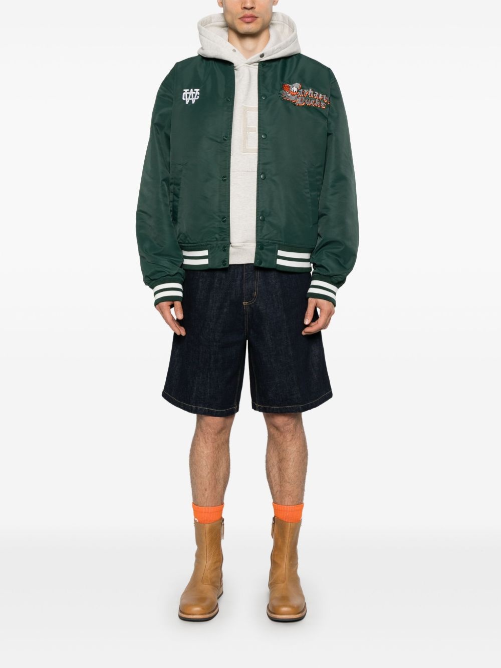 OG Single Knee denim shorts - 2