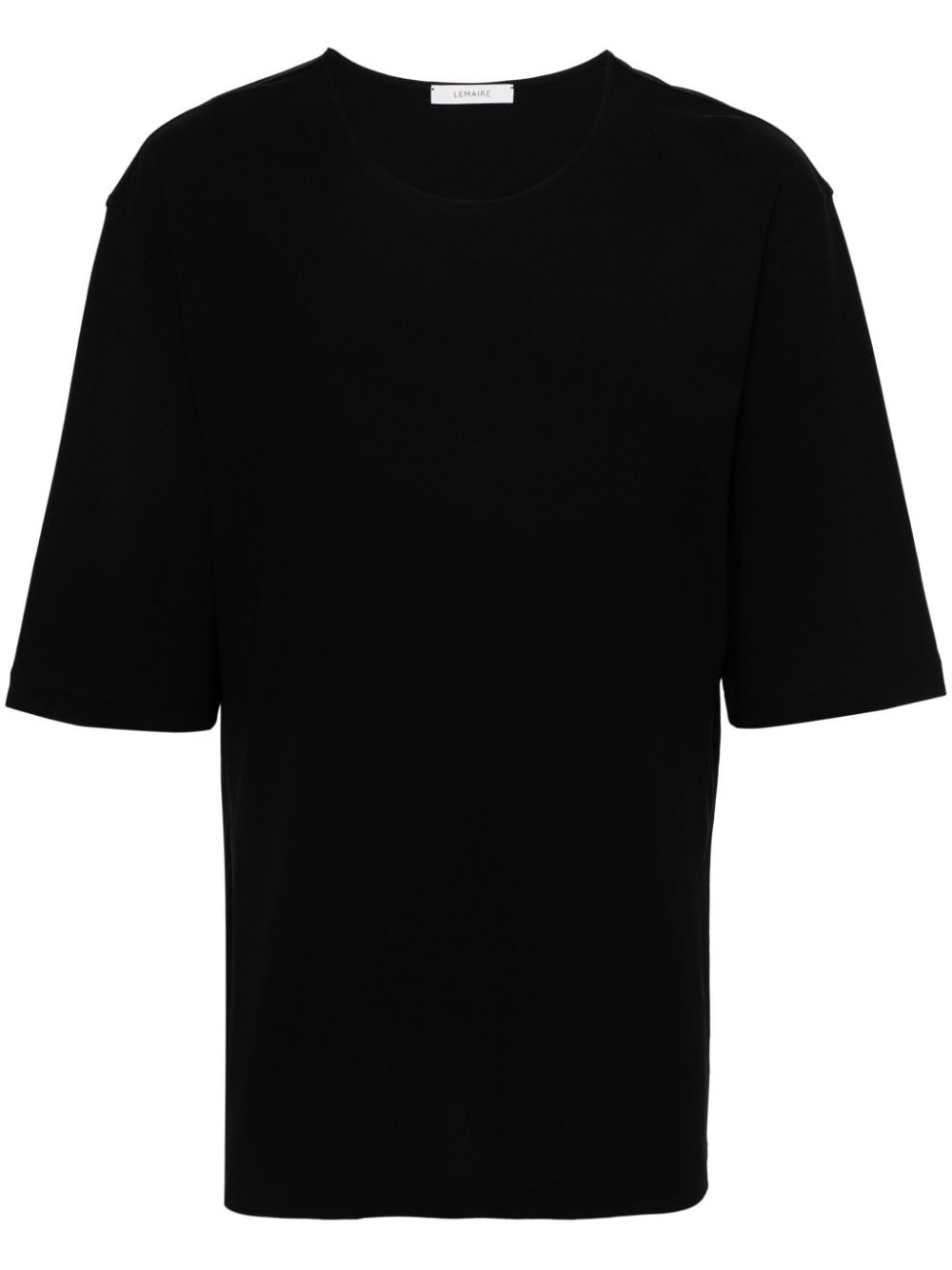 straight-hem cotton T-shirt - 1
