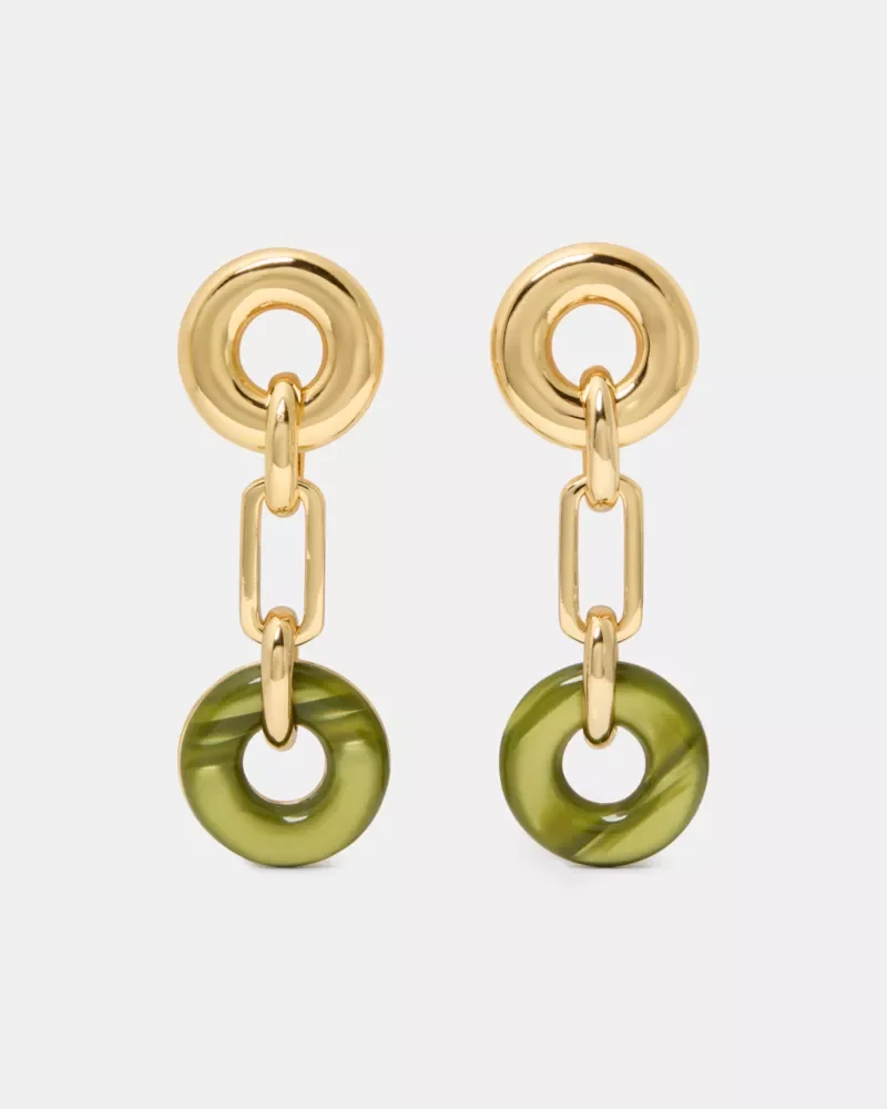 Interlock Linear Earrings - 1