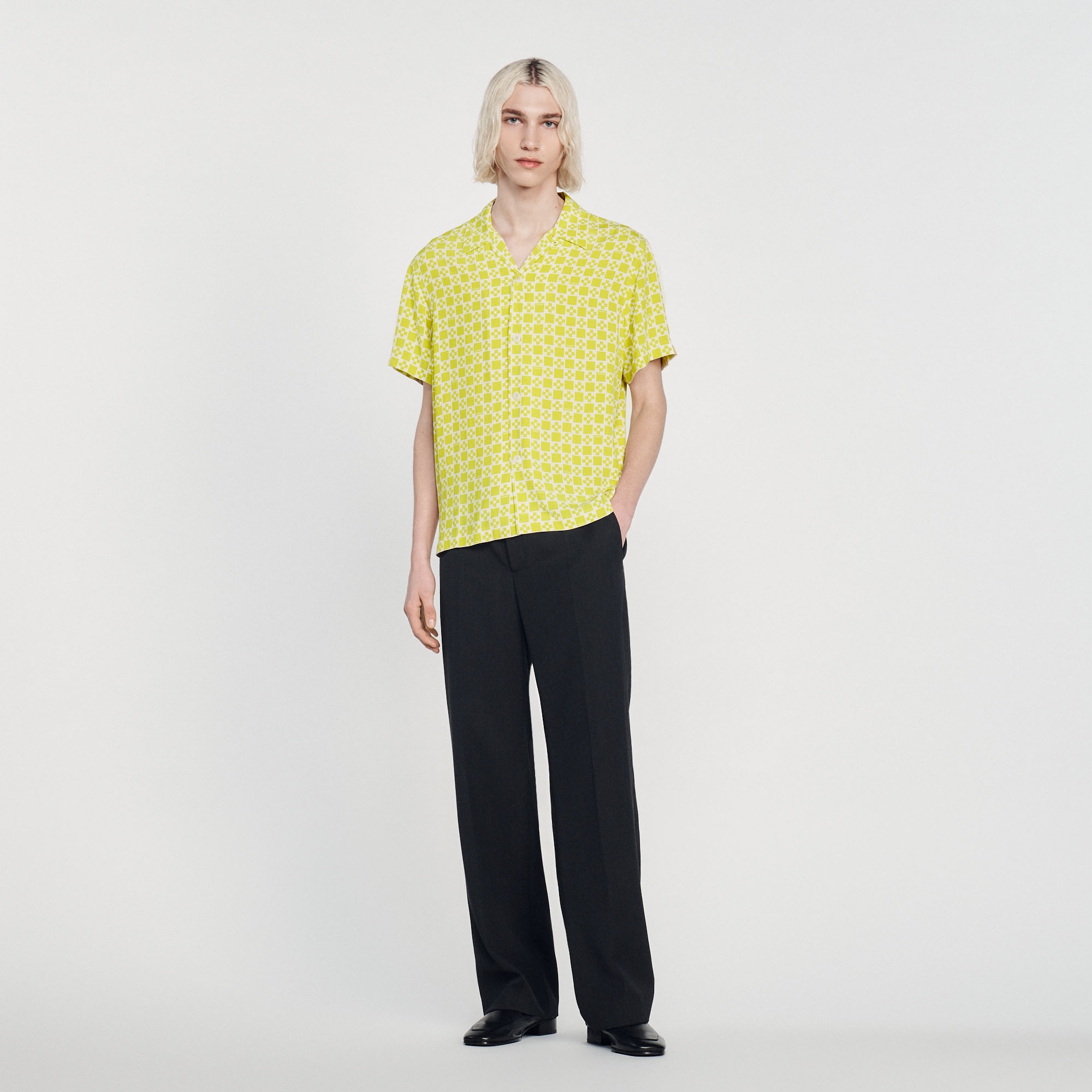 Flowing short-sleeved shirt - 2