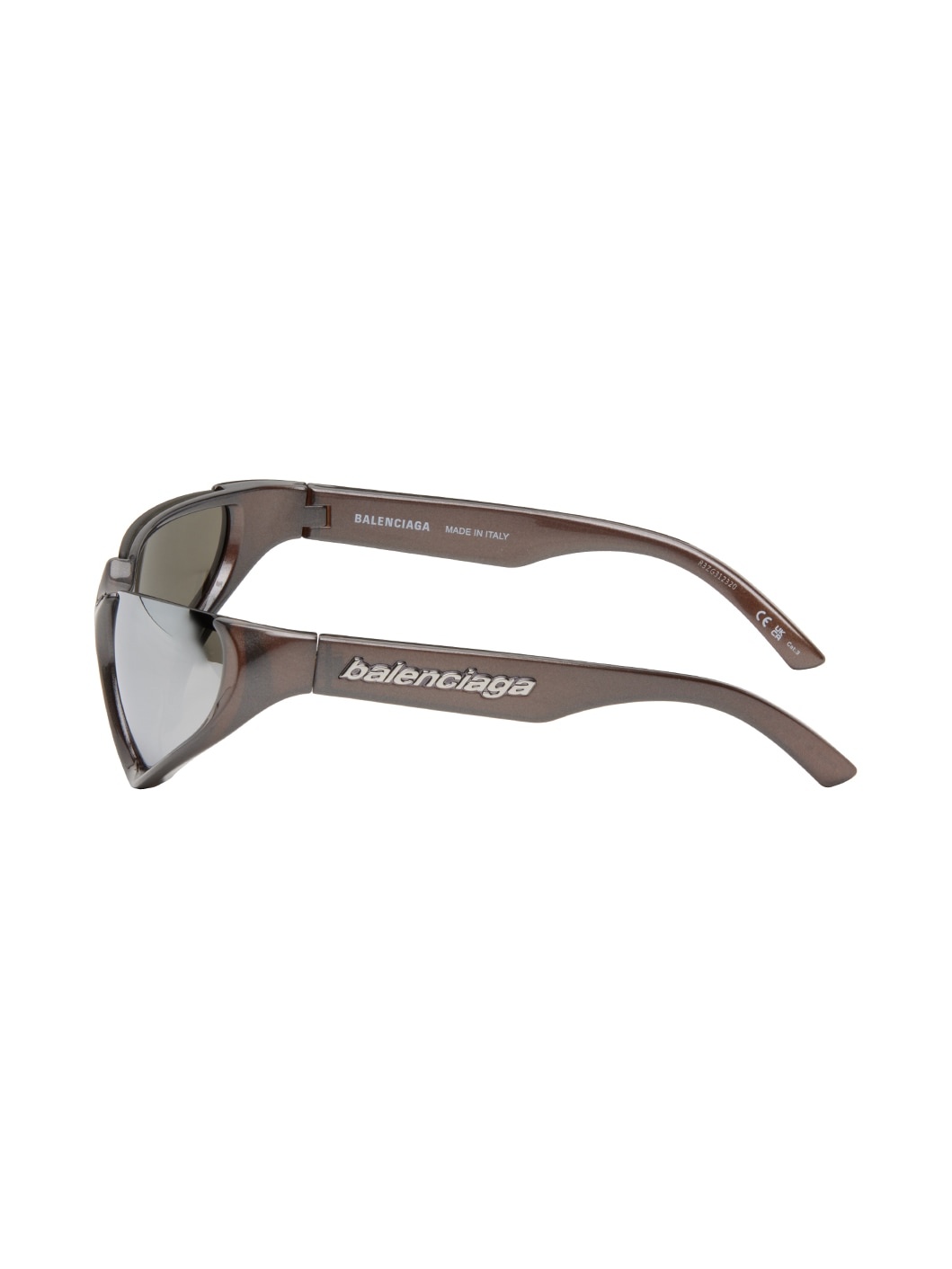 Silver Wraparound Sunglasses - 3