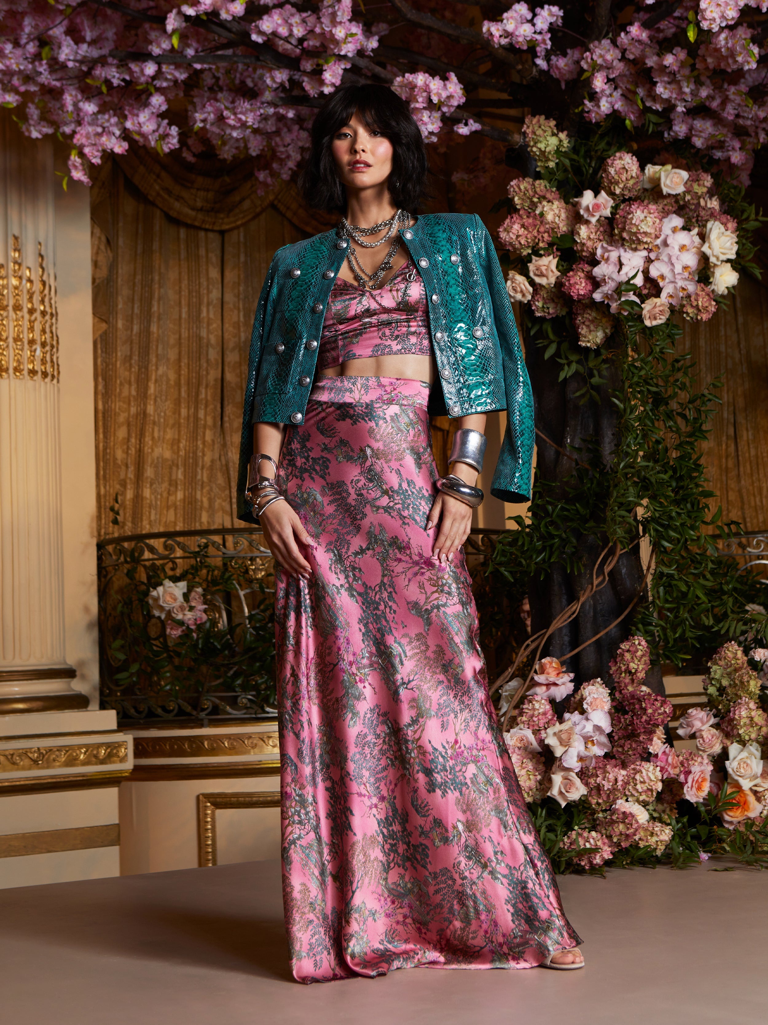 Ryker Silk Maxi Skirt - 7