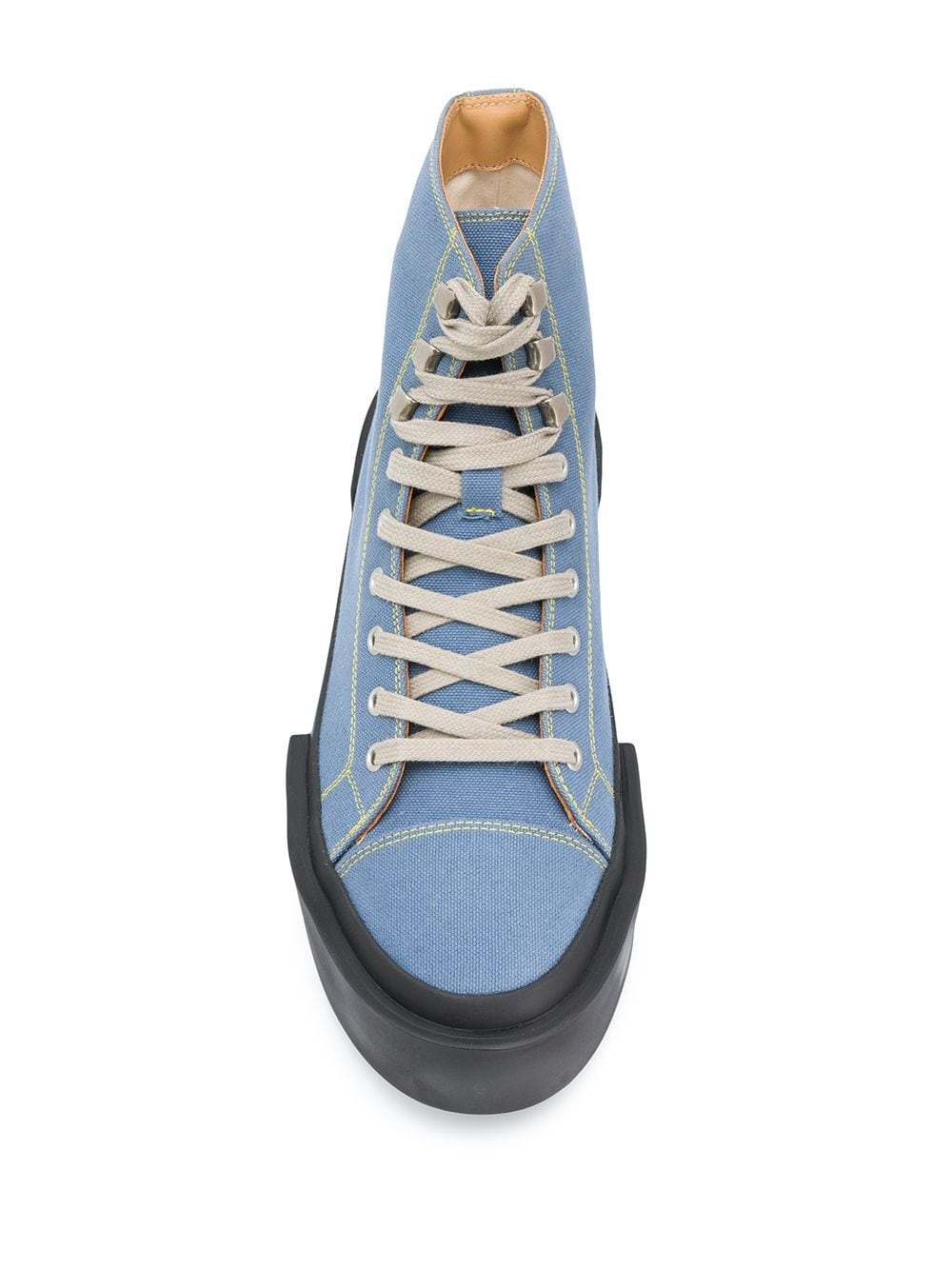 Inflate plimsoll high-top sneakers - 4