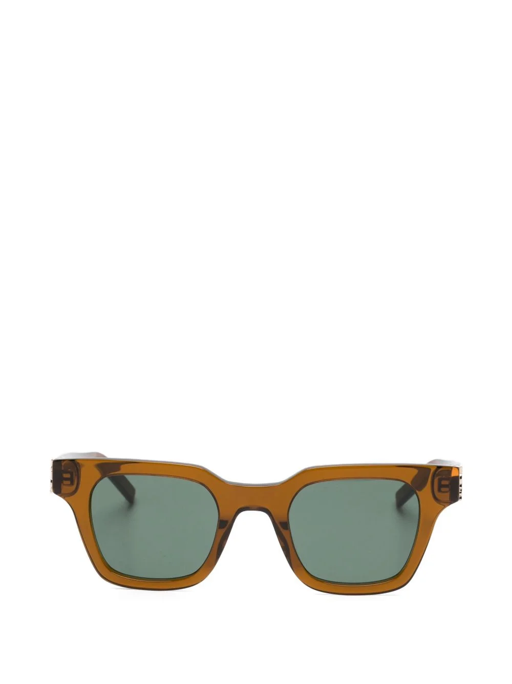 logo square-frame sunglasses - 1