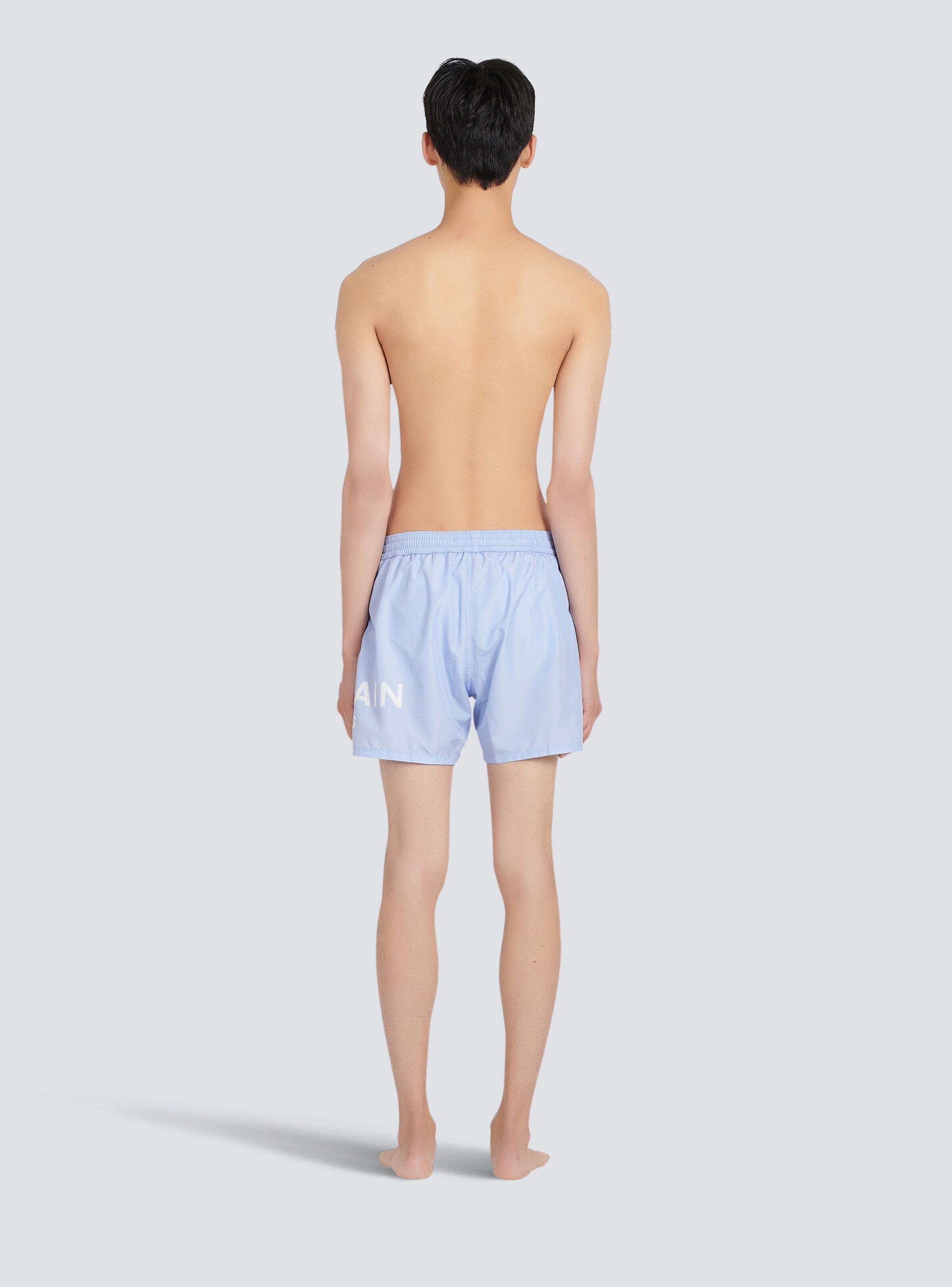 Balmain logo swim shorts - 4