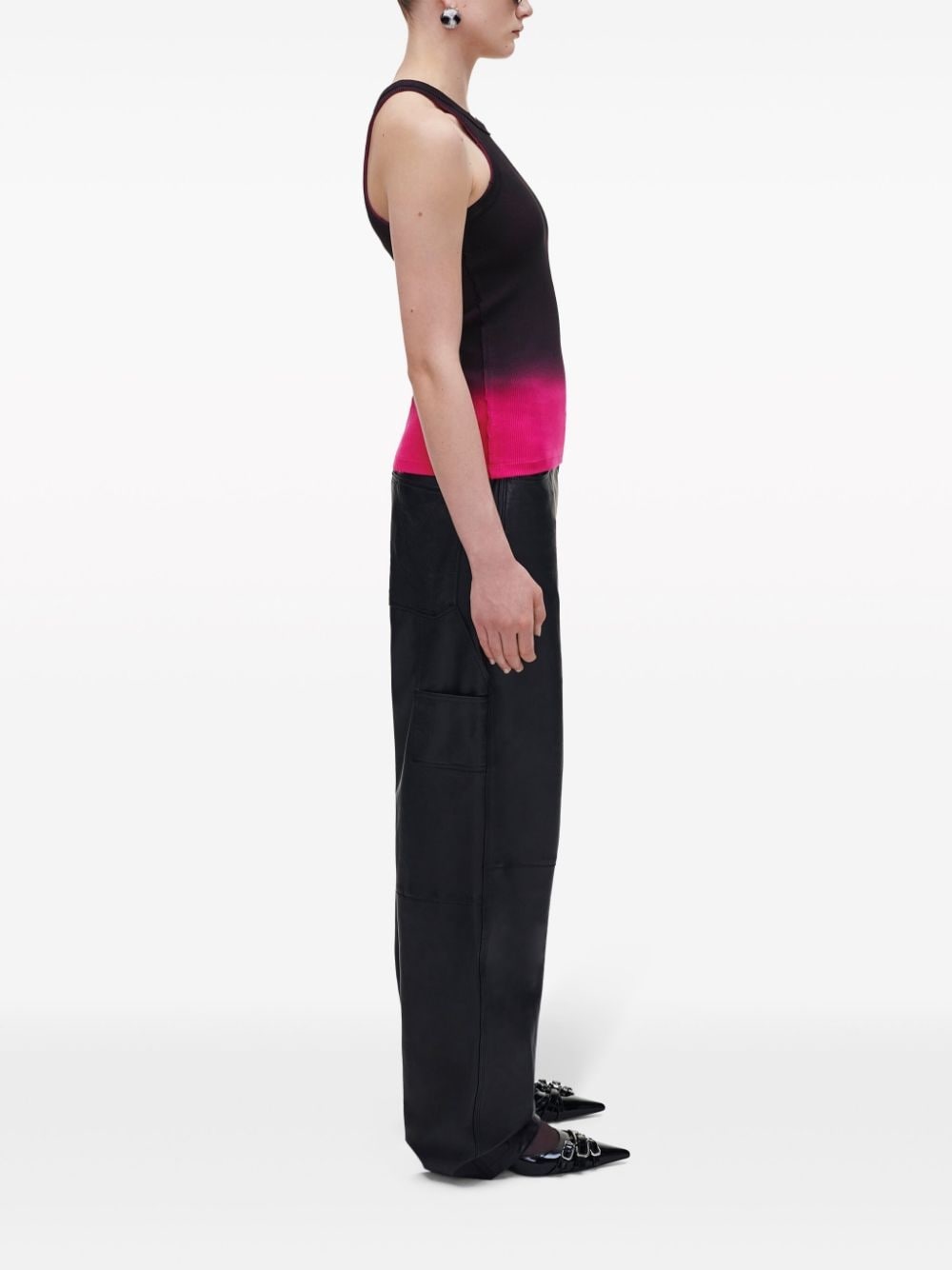 Grunge spray-effect tank top - 3
