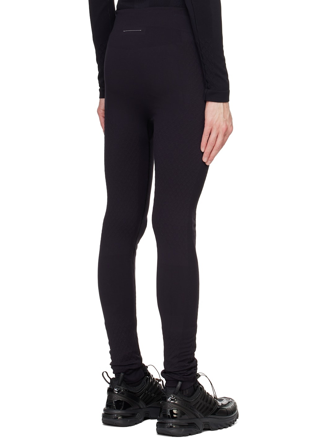 Black Salomon Edition Textured Leggings - 3