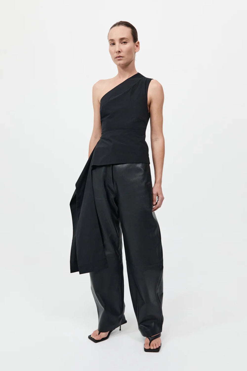 Asymm Origami Top Black - 2