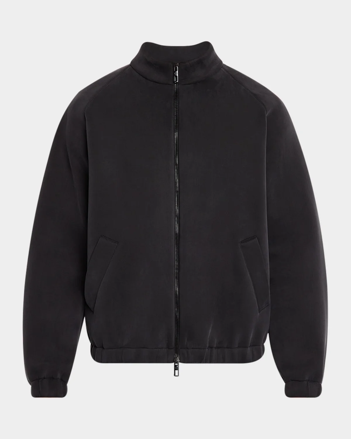 Men's Cupro-Blend Jersey Blouson Jacket - 1