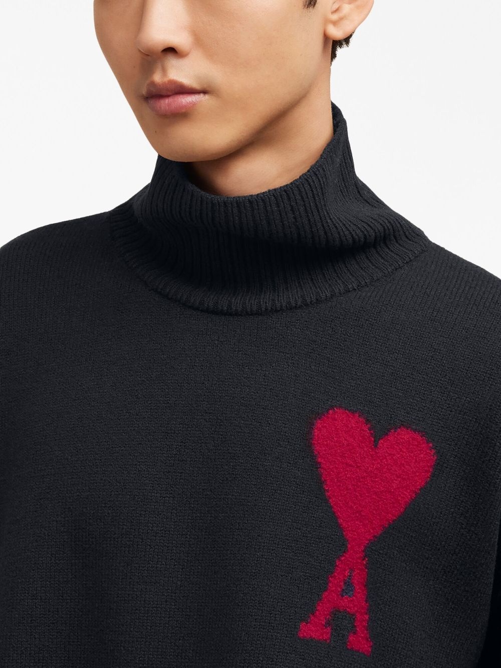 Ami de Coeur high-neck  jumper - 6