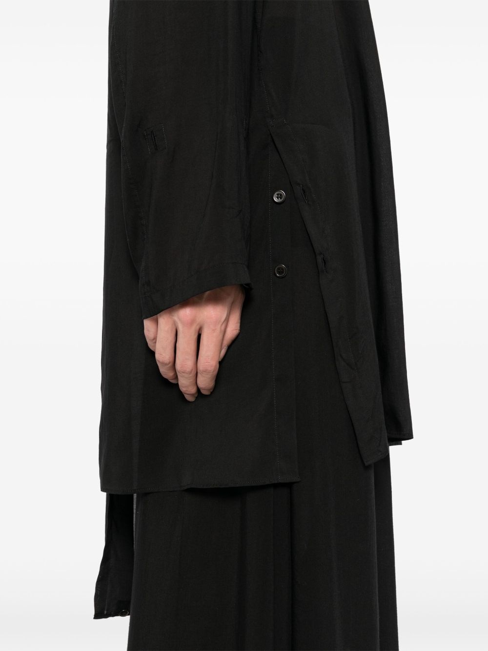 loan double-layered tab-collar shirt - 5