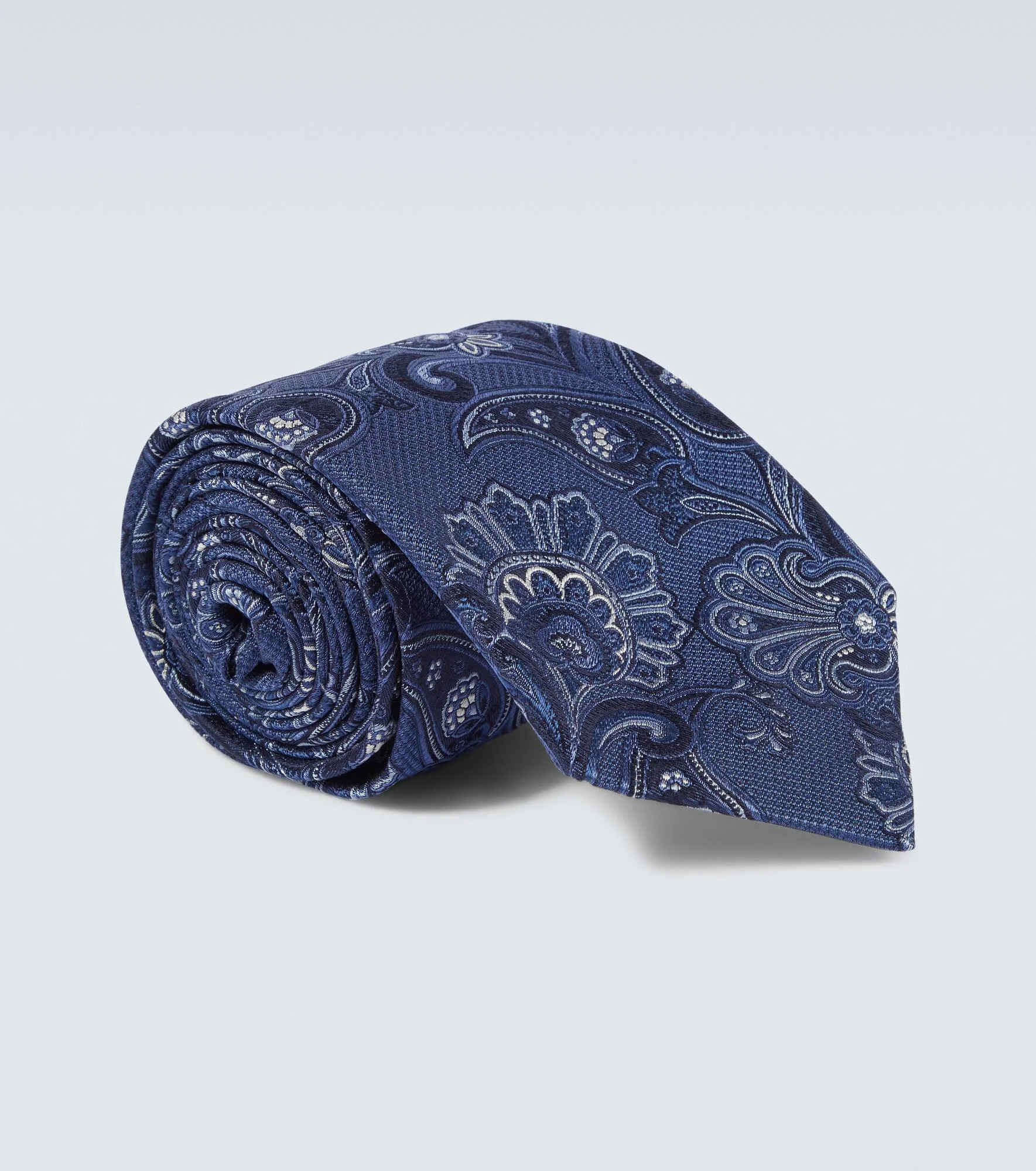 Paisley silk jacquard tie - 1